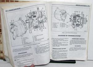 1986 Chevrolet Dealer Service Shop Manual Set Medium Duty Truck Supplement