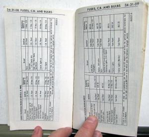 1971 Ford Truck Service Specifications Handbook Original Bronco F 100 250 350 +