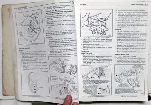 1985 GMC Truck Dealer Service Shop Manual S-Truck Light Duty Repair