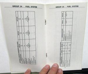 Original 1975 Ford Truck Service Specifications Handbook