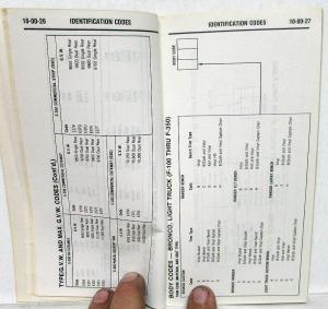 Original 1981 Ford Light Duty Truck Service Specifications Handbook
