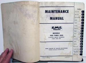 1957 GMC Truck Dealer Service Shop Manual Repair 100 - 500 Models