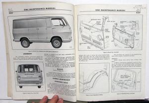 Original 1964 GMC Truck Dealer Service Manual Supplement Handi-Van G-1000