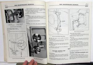 Original 1964 GMC Truck Dealer Service Manual Supplement Handi-Van G-1000