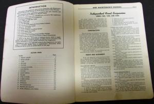 Original 1963 GMC Truck Dealer Service Manual Supplement Models 1000 - 5000