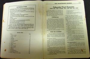 Original 1964 GMC Truck Dealer Service Manual Supplement Models 1000 - 5000