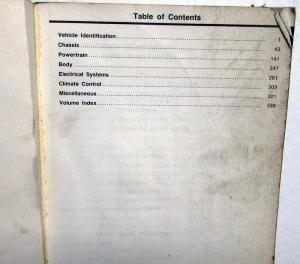 1988 Ford LT Duty Truck Service Specs Book Econoline Club Wagon Bronco F Series
