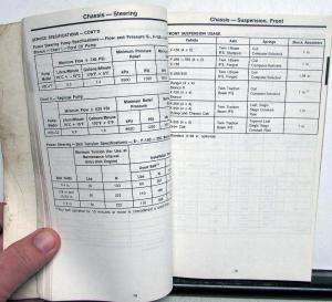 1988 Ford LT Duty Truck Service Specs Book Econoline Club Wagon Bronco F Series