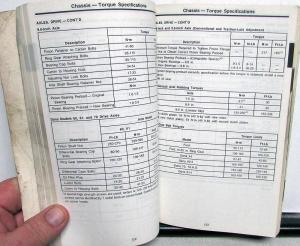 1988 Ford LT Duty Truck Service Specs Book Econoline Club Wagon Bronco F Series