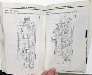 1989 Ford Truck Service Specs Bk 2 Econoline Wagon Bronco F150-350 F Super Duty