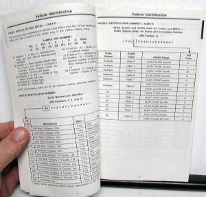 1989 Ford Medium & Heavy Duty Truck Service Specification Book 3 - Original