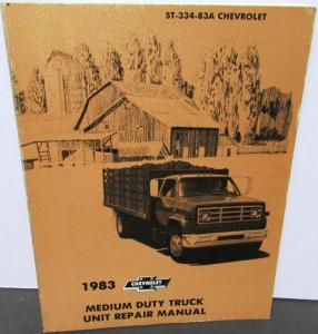 1983 Chevy Dealer Truck Original Service Unit Repair Manual Medium Duty 40-60