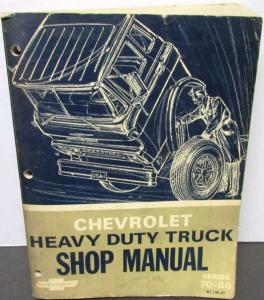 Original 1967 Chevrolet Dealer Truck Service Shop Manual Heavy Duty 70-80
