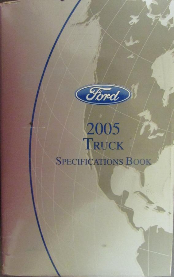 2005 Ford Truck Service Specifications Book