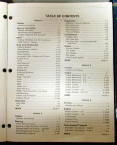 1998 Chevrolet GMC Truck Dealer Service Shop Manual Set G-Van Express Savana