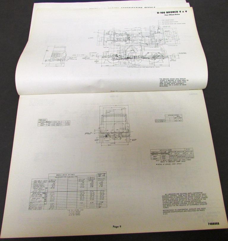 wiring builders ford body Layout Bronco Truck Book Body 1974 Pickup Builders Ford wiring builders ford body Layout Bronco Truck Book Body 1974 Pickup Builders Ford