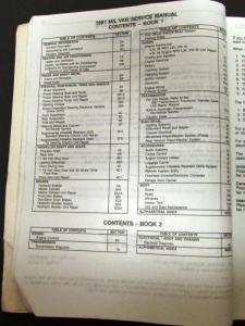 1997 Chevrolet GMC Truck Dealer Service Shop Manual Set M/L Van Astro Safari