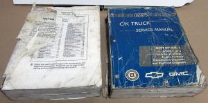 1997 Chevrolet GMC Truck Dealer Service Shop Manual Set C/K Pickup Repair