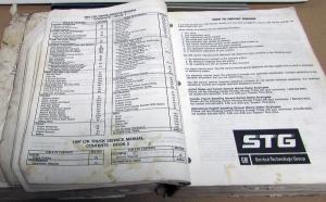 1997 Chevrolet GMC Truck Dealer Service Shop Manual Set C/K Pickup Repair