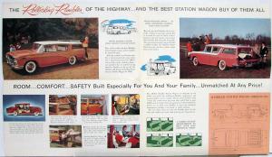 1956 AMC Rambler Cross Country Station Wagon Sales Brochure FOLDER Original