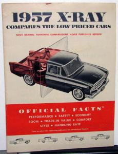 1957 AMC Rambler X-Ray Comparisons and Facts Cross Country Sales Brochure