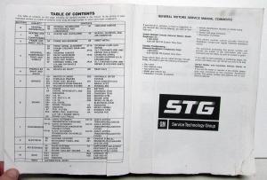 1995 Chevrolet GMC Truck Dealer Service Shop Manual G Van Savana Express