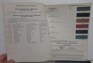 1959 Rambler AMC DuPont Paint Chip Color Leaflets Original