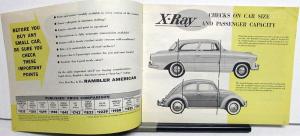 1959 Rambler American AMC X-Ray Import and Domestic Small Cars Sales Brochure