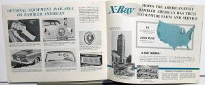 1959 Rambler American AMC X-Ray Import and Domestic Small Cars Sales Brochure