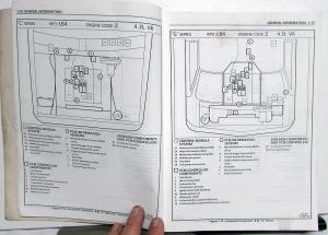 1993 Chevrolet Truck Dealer Service Shop Manual Light Duty Fuel & Emissions