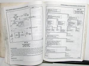 1993 Chevrolet Truck Dealer Service Shop Manual Light Duty Fuel & Emissions