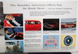 1959 AMC Rambler American Station Wagon Club Sedan Specifications Sales Brochure