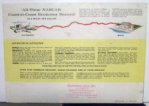 1959 AMC Rambler American Station Wagon Club Sedan Specifications Sales Brochure