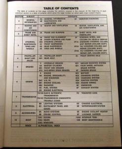 1993 Chevrolet Dealer Service Shop Manual Astro Van Repair