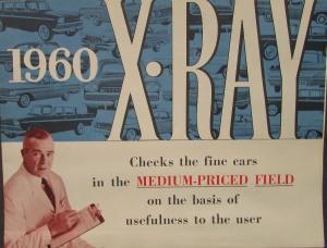1960 AMC X-Ray Medium Priced Cars Vs Rambler Ambassador Sales Brochure Original