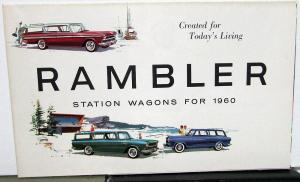 1960 American Motors Rambler Cross Country Station Wagon Sales Brochure Original