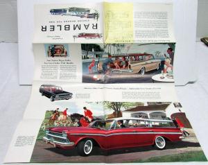 1960 American Motors Rambler Cross Country Station Wagon Sales Brochure Original