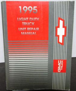 1995 Chevrolet Truck Dealer Unit Repair Service Shop Manual Light Duty Pickup
