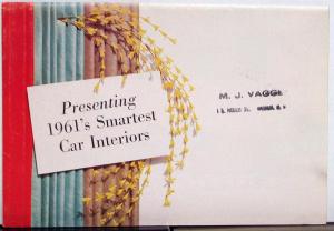 1961 American Motors AMC Rambler Custom 400 Interiors Color Sales Brochure