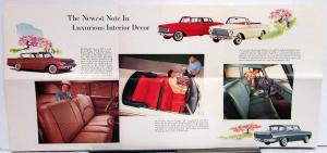 1961 American Motors AMC Rambler Custom 400 Interiors Color Sales Brochure