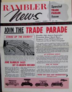 1961 Rambler News Vol 5 No 6 Selling Info Dealers & Salesmen Original