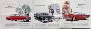 1961 AMC Rambler Compact Cars American Classis Ambassador Sales Brochure Mailer