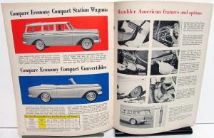 1962 AMC XRay Rambler American Economy Compact Vs Other Mfr Cars Sales Brochure
