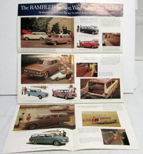 1962 AMC Rambler Station Wagon Classic Ambassador American Sales Brochure ORIG