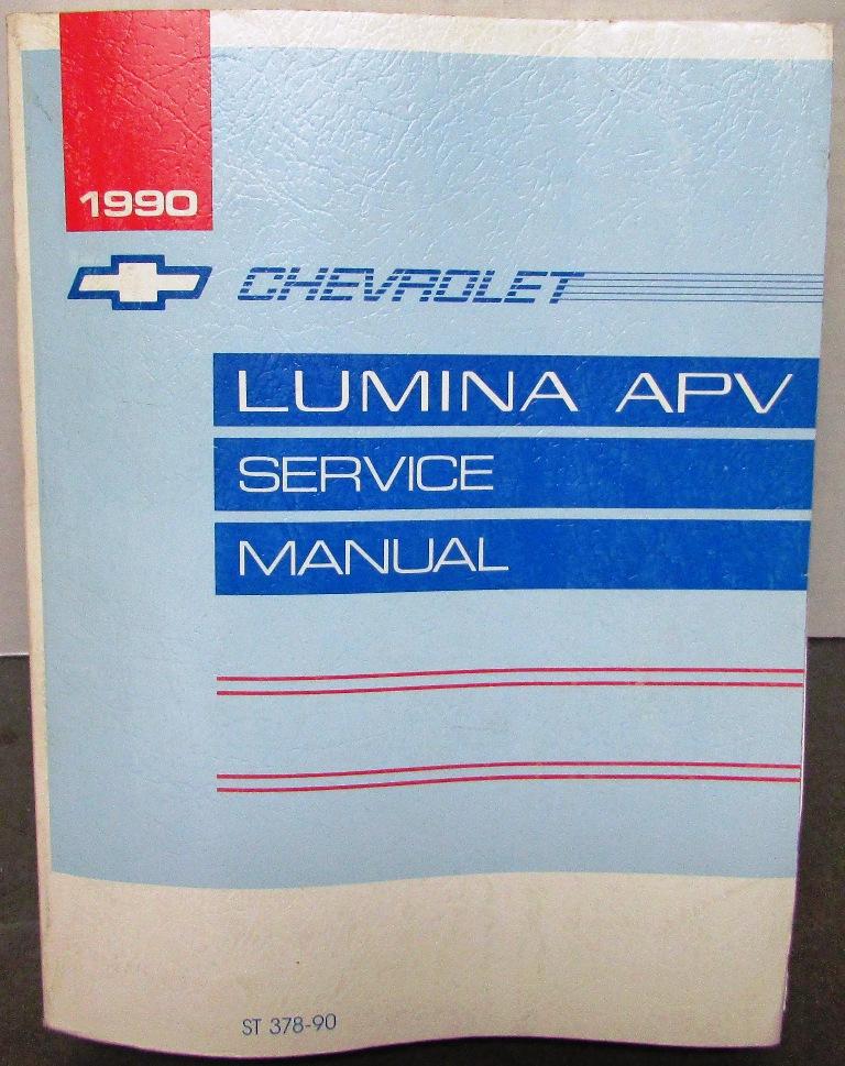 1990 Chevrolet Truck Dealer Service Shop Manual Lumina APV Repair