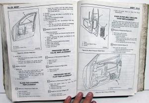 1986 Chevrolet Truck Dealer Service Shop Manual S10 Pickup Repair