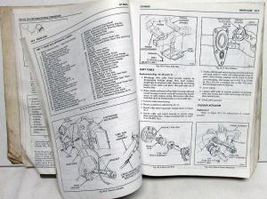 1985 Chevrolet Truck Dealer Service Shop Manual Light Duty S Series S10 Repair