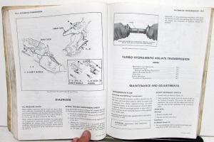 1976 Chevrolet Truck Dealer Service Shop Manual Supplement Light Duty C/K Pickup