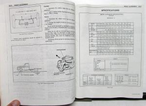 1980 Chevrolet Truck Dealer Service Shop Manual Light Duty C/K Pickup Suburban