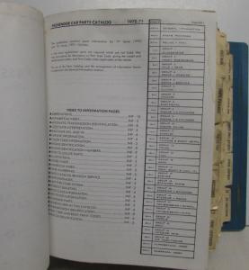 1970 1971 Mopar Parts Book Plymouth Dodge Cuda Challenger R/T GTX Road Runner